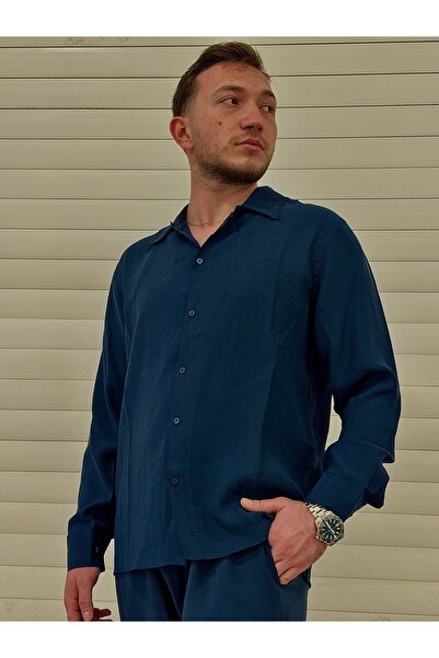 MARRAKECH Premium Dokulu Relaxed Gömlek
