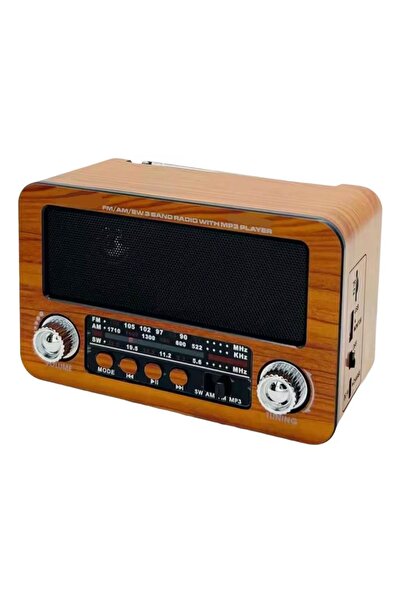 ataşbey RT-739 Klasik Retro Solar Enerjili Fenerli Nostalji Bluetooth/USB/Sd/...
