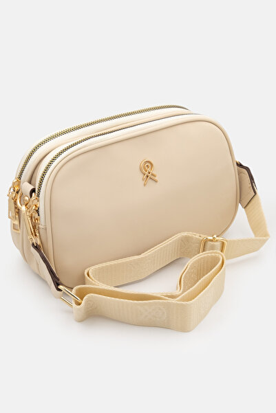 LikeMoon Γυναικεία δερμάτινη τσάντα χειρός και ώμου με διπλές θήκες, μοντέρνο...