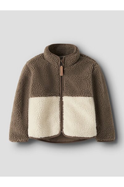 Lil' Atelier Jacke Loose Fit Teddy