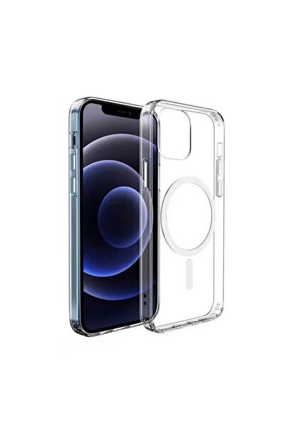 Paladyum Case iPhone 11 Compatible Transparent Non-Yellowing Hard Thin Magsaf...