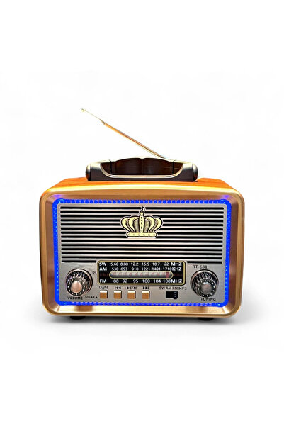 Rt-681 Stylish Design Solar Solar Powered Nostalgia Bluetooth/USB/Sd/ Radio Mp3 Player Jukebox