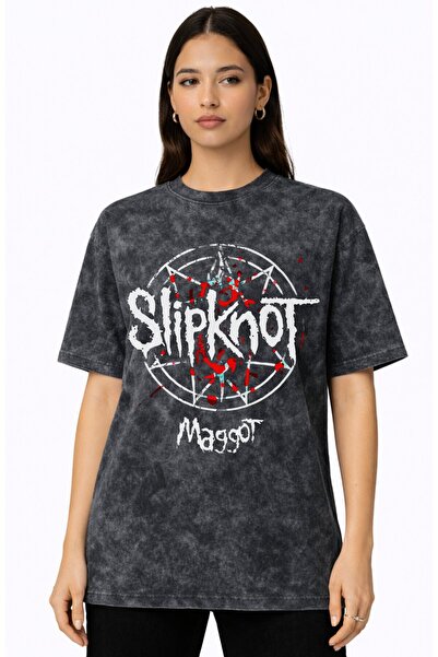 SEVBANO Slipknot rok metal muzički bend, unisex majica sa širokim krojem i vi...
