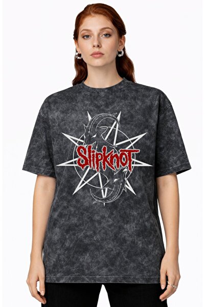 SEVBANO Slipknot rok metal muzički bend, unisex majica sa širokim krojem i vi...