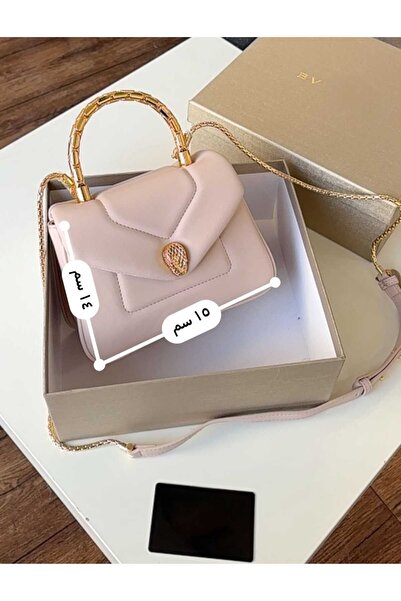 GENERAL حقيبة يد بثصميم فاخر ومقبض ذهبي جودة ممتازة مع ملحقاتها