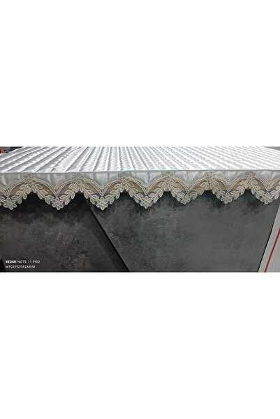 Saatistan 40x70 uyumlu şık kapitone raf örtüsü, tek parça, modern tasarım