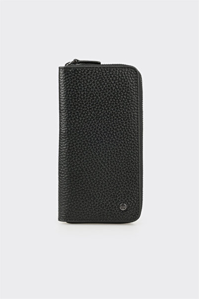 Elle Shoes Siyah Deri Erkek El Çantası