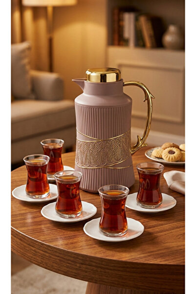AR HOME 13 Pieces Luxury Tea set-With Thermos