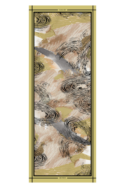 Arancia Șal Modal Verde Ulei 70X200