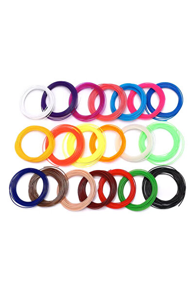 Other 20-Piece 3D Printer Pen Filament Set Multicolour