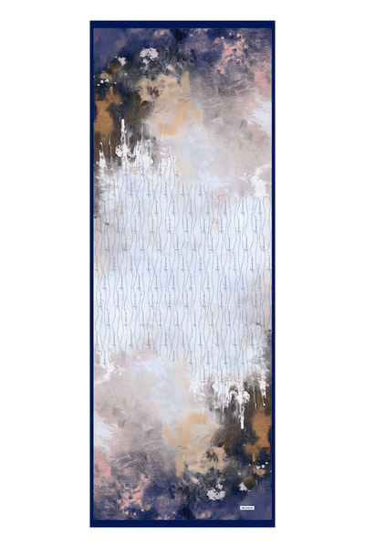 Arancia Albastru marin 70X200 modal șal