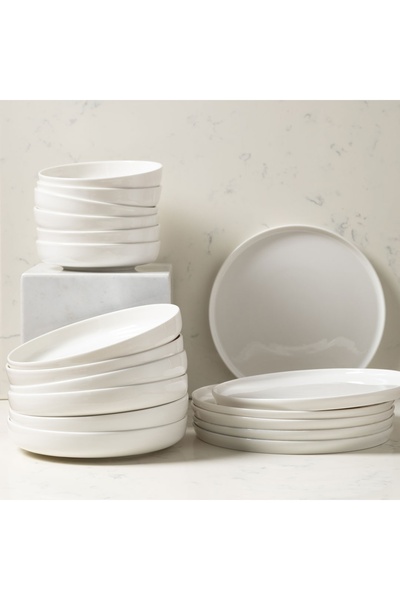 Mudo Concept EPHESUS WHITE 18 PARÇA PORSELEN YEMEK TAKIMI