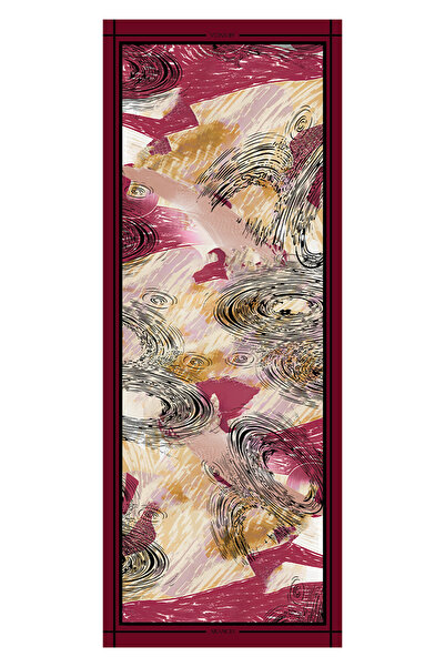 Arancia Burgundy 70X200 Modal Shawl