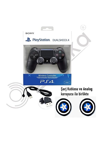 Doreka DualShock 4 V2 Titreşimli Kol ve 2 Adet Analog Koruyucu