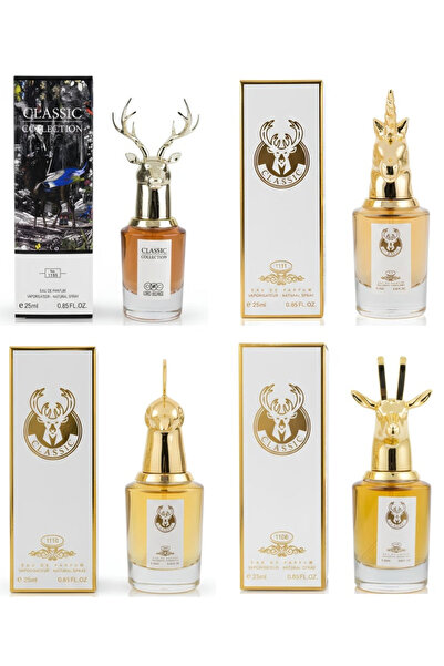 CLASSİC مجموعة عطور كلاسيك 4 قطع 25مل