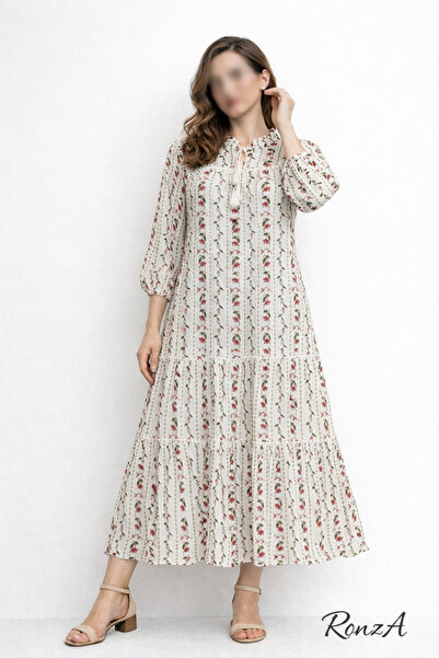 RONZA Women's luxury Lace jalabiya