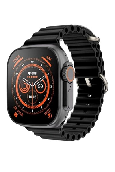 hiwatch ساعة T900 Ultra2 الذكية بشاشة أكبر، ومساعد للتحكم بالفيديو، وشحن لاسلكي.