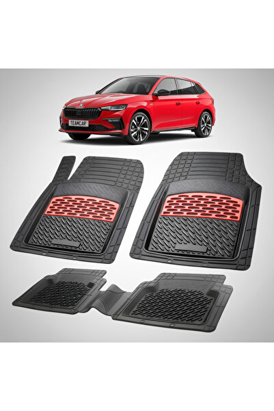 TEAMCAR Стелки за под за Skoda Scala I, съвместими с хечбек, фейслифт 2024-на...