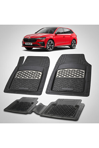 TEAMCAR Стелки за под за Skoda Scala I, съвместими с хечбек, фейслифт 2024-на...