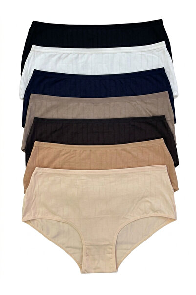 Nicoletta Ženske gaćice visokog struka Rebrasto Rebrasta pletenina rebraste 7...