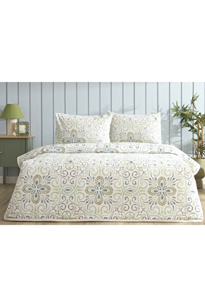 Taç New Season Young Fashion P Cotton U Double Person Pique Set Mi̇reva Green