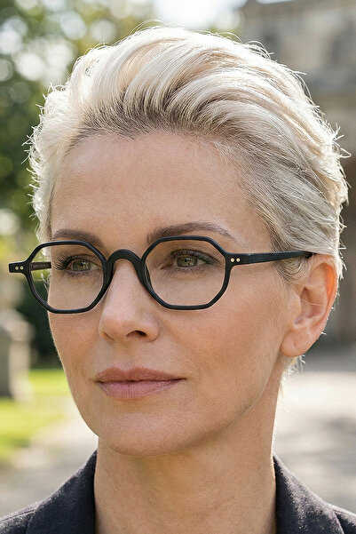 sun factory Black Unisex Screen Glasses with Blue Light Filter 2004 C0101 - S...