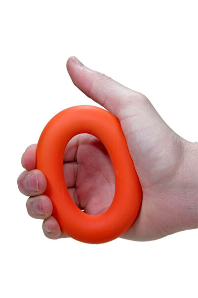 Liveup 9 cm Rubber Flexor for Hand and Forearm, Fitness Ring Grip Training