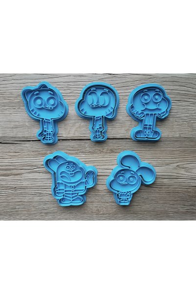 BNB ART Gumball Cookie Mold Set of 5