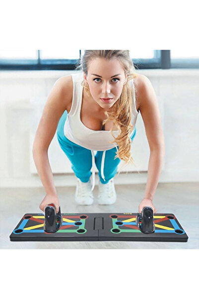 Liveup Push-Up Board with Handles for Push-Ups 64x18x2 cm, Chest Training System