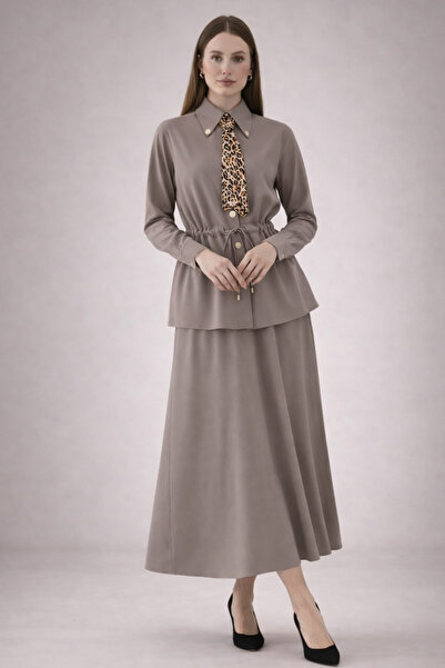 benguen Σετ δύο τεμαχίων με φουλάρι N7193 Βιζόν