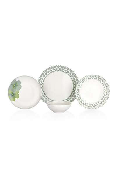 Schafer Lanis Yemek Takımı 24 Parça-Yeşil02