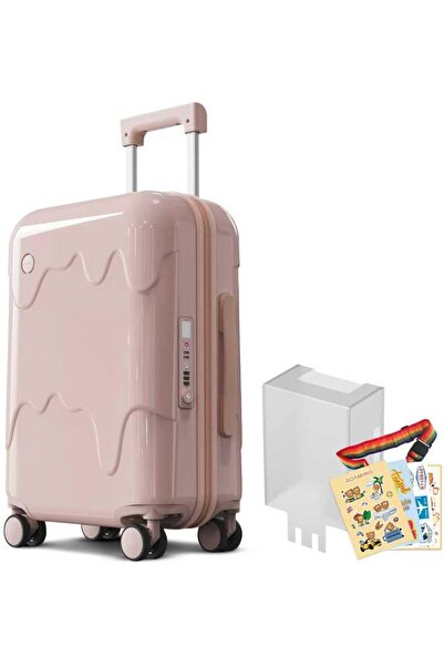 Arabest Creative Design of Ice Cream Carry on Luggage, Pink, 20-Inch Carry-On...