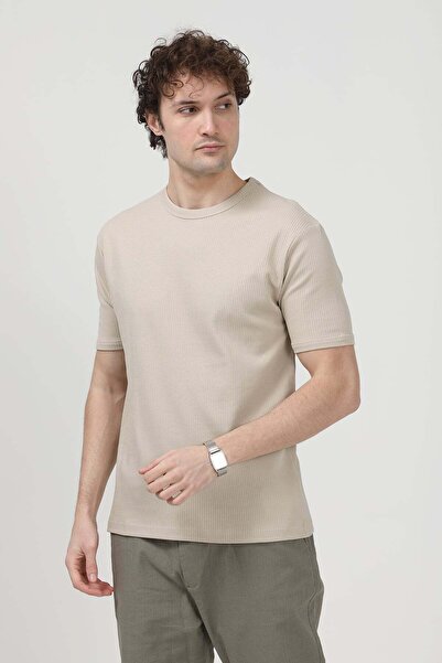 JB John Borners Muški okrugla kragna Teksturirano 100% pamuk komad T-shirt be...