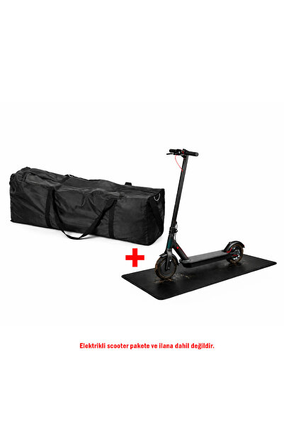 Microcase 2in1 Set Scooter Taşıma Çantası 120x52x37 CM + Zemin Koruyucu Scoot...
