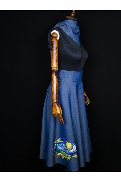 Sihirli Düğmeler Painter Skirt