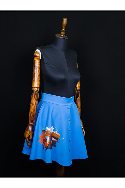 Sihirli Düğmeler Painter Skirt