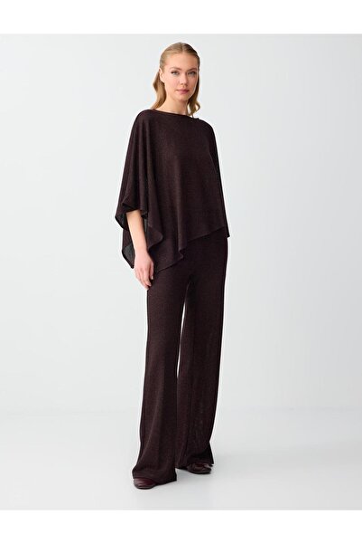 Jimmy Key Acı Kahve Normal Bel Normal Paça Beli Lastikli Uzun Pantolon