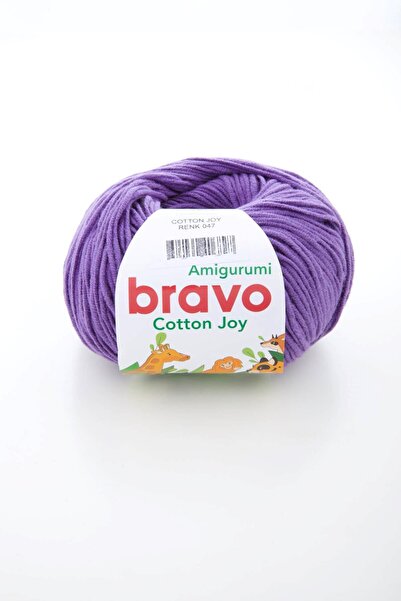 Bravo Cotton Joy - Mov 47 Fir amigurumi pentru tricotat 50gr 165m