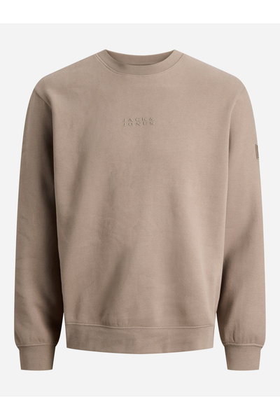 Jack & Jones Brown Crew Neck Sweatshirt