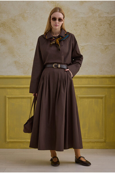 HEQA bumbac 100% Fusta Maro