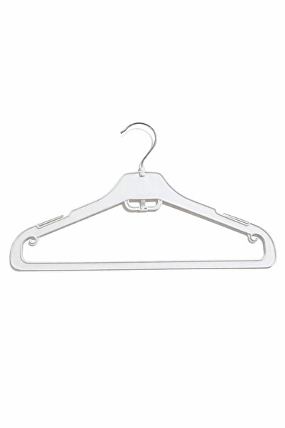 ÖZBURAK 32 Cm 10 Adet A Kalite Elbise Eşarp Pantolon Şal Askısı Çok Amaçlı Askı