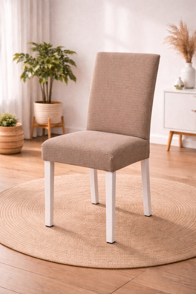 ELHAS Lycra Pcs Fabric Pitikare Patterned Chair Covers, Elastic, Stretchy Pcs...