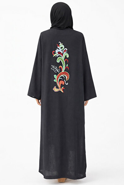 Yena Tekstil Şile Bezi Sırt Nakışlı Hac Umre Ferace Kimona