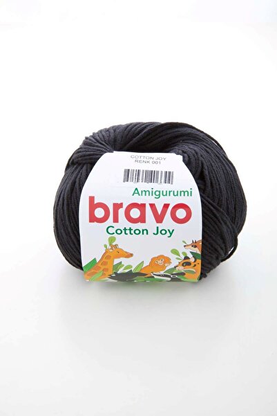 Bravo Cotton Joy - Crna amigurumi pređa za pletenje 50gr 165m