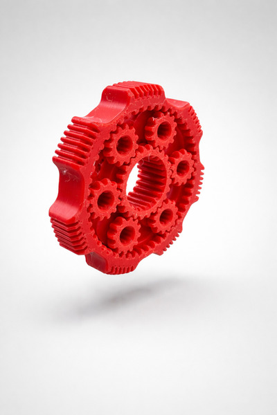 Moshu Design Stres Çarkı / Fidget Spinner/ Hobi / Kırmızı