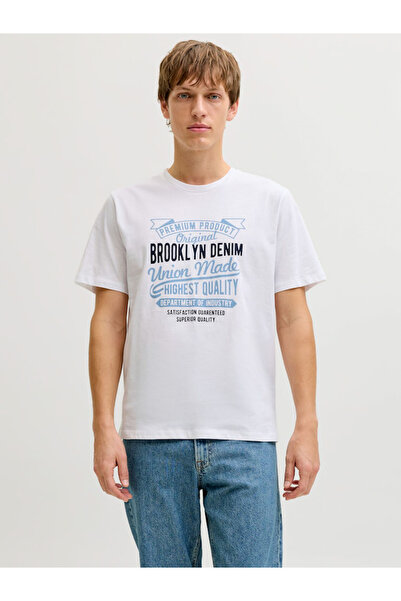 REBEL By Styli White Text Print T-Shirt