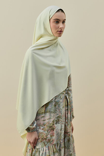 Merwishop Merwish Vintage Women's Shawl 2616 Yellow