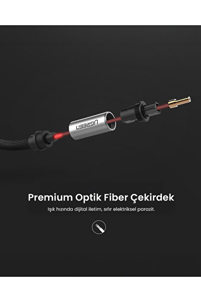 Ugreen 5.1 Digital Toslink Optical Audio Cable 3 Meters, 10541