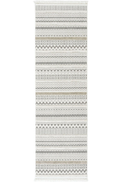 Cool Halı Sakura Krem Bej Rengi Bukle Dokuma Yumuşak Kolay Temizlenir Uzun Gi...