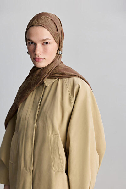 BE BLUE GÜL KURUSU ROSE MAT JAKARLI ŞAL